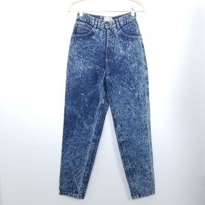 Bonjour | Vintage Acid Wash High Waist Mom Jeans